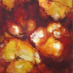 Gelbe Blüten - Eitempera/Öl 2011 (80x120cm) verkauft