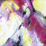 think pink I - Acryl auf Leinwand 2014 (70x70)verkauft